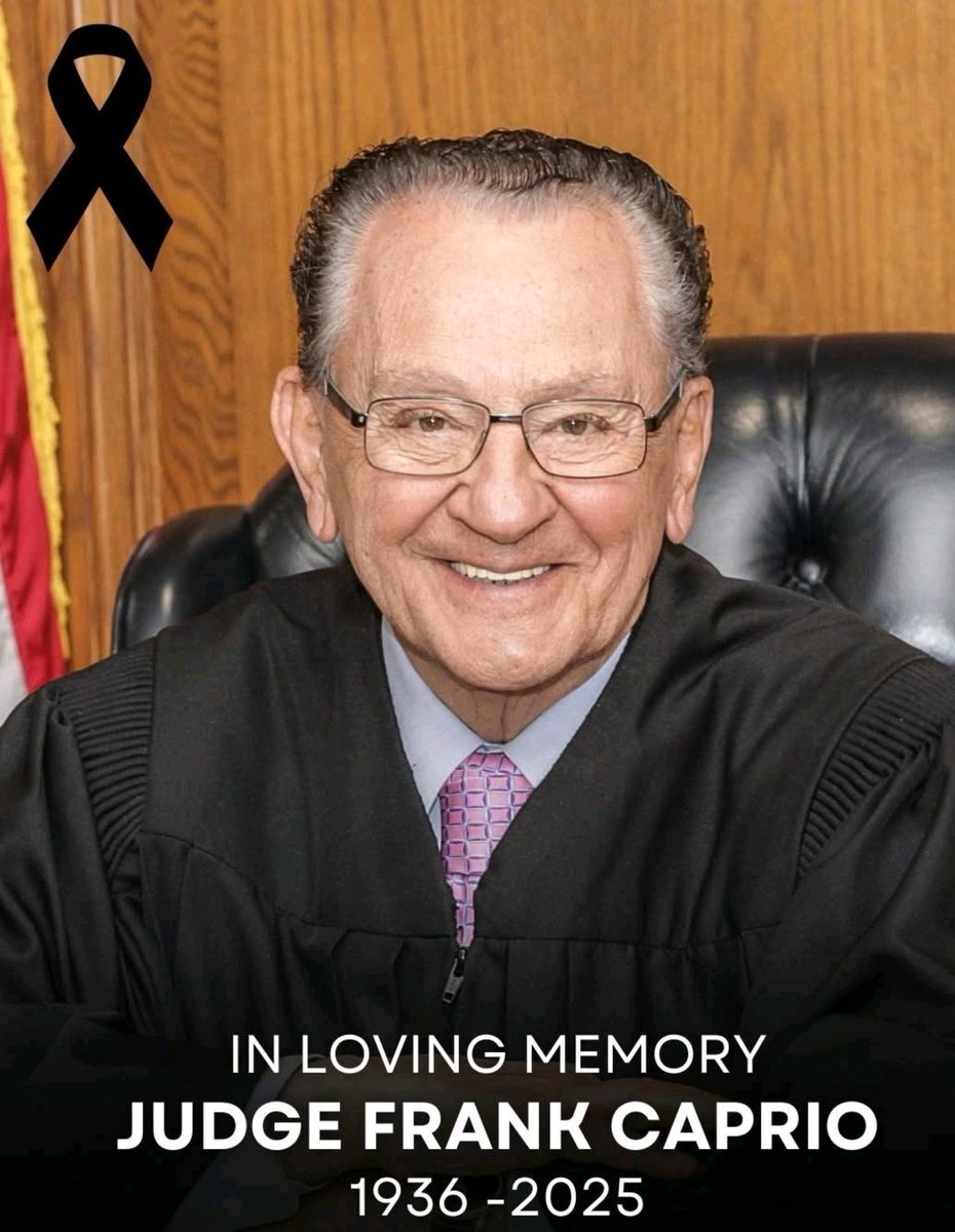 RIP Judge Caprio. ⚖️🙏🇺🇸🙏⚖️