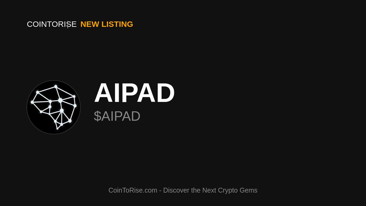cointorise's tweet photo. 🚨 NEW GEM ALERT 💎
@aipadtech $AIPAD has joined CoinToRise! 🎉
⚡ Ethereum
💫 Project Highlights:
🧩 Active Development
🌍 Community Driven
📈 Growth Potential
🔍 Explore: https://t.co/o79QdwB58P
#NewGem #AIPAD #CoinToRise #Ethereum https://t.co/wcUtG4K3vS