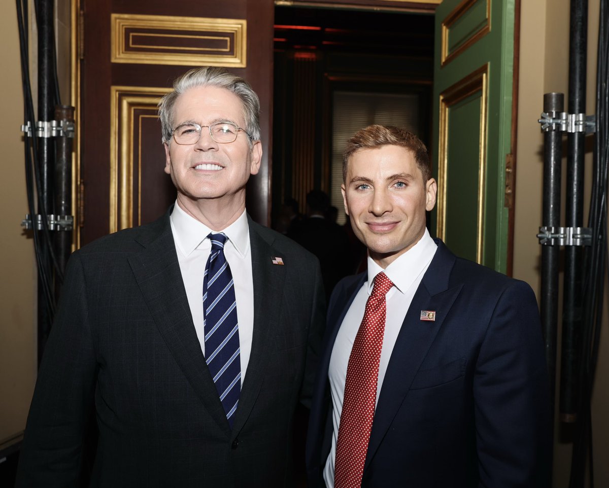 jacobhelberg's tweet image. Wishing an excellent birthday to the best Treasury Secretary our country has ever had, @SecScottBessent.