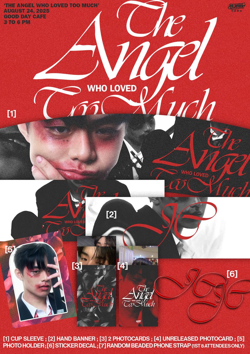 Each inclusion is a whisper of devotion, a memory carved in light... for the angel who loved beyond fate 🪽❤️

Kits are FREE! 🥀 To avail, please order any croffle on the menu. 

‼️ Please note: very limited kits ‼️
#AJAA #AJAACebuEvents <a href="/AJAAofc/">AJAA</a> <a href="/jcdacillo______/">AJAA JC?</a>