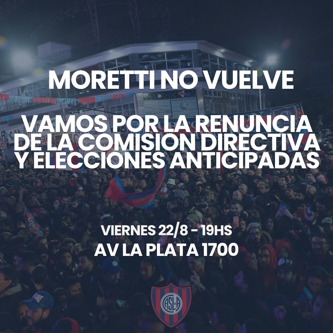 <a href="/PabloLafourcade/">Pablo Lafourcade</a> <a href="/lea_alves/">Leandro Alves</a> <a href="/marianodlfuente/">Mariano de la Fuente</a> <a href="/MundoAzulgrana/">Mundo Azulgrana</a> <a href="/pablocarrozza/">Pablo Carrozza</a> <a href="/SanLorenzo/">San Lorenzo</a>