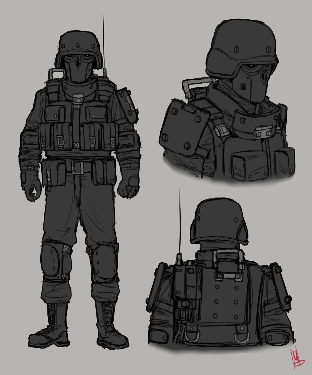 machine_devl's tweet image. Apprehend. Protect. Detain.

#IronWolves #conceptart