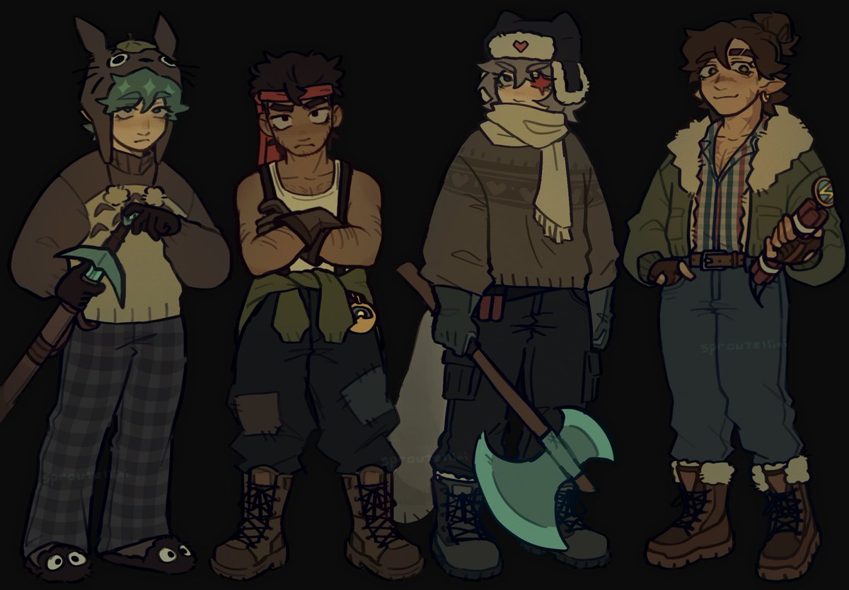 cabin core designs i love ushanka etho

#lifeseriesfanart #traffictwt