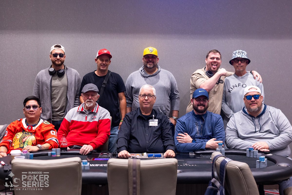RunGood Poker Series (@rgpokerseries) on Twitter photo It is FINAL TABLE TIME at <a href="/CaesarsSI/">Caesars Southern Indiana</a>!
$21,348 up top with 2024/25 RunGood POY sponsored by <a href="/TheHendonMob/">The Hendon Mob</a> Mikey Johns in the mix.
Eliminations posted in this thread! ⬇️ It is FINAL TABLE TIME at <a href="/CaesarsSI/">Caesars Southern Indiana</a>!
$21,348 up top with 2024/25 RunGood POY sponsored by <a href="/TheHendonMob/">The Hendon Mob</a> Mikey Johns in the mix.
Eliminations posted in this thread! ⬇️