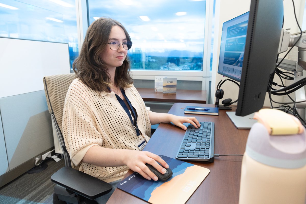 Summer Bridge student Maelee McCutcheon, Tlingit, interned with CIRI in the HR Department this summer! This fall, she will attend <a href="/uaanchorage/">UAA</a>, where she will pursue a double major in Psychology and Natural Sciences with a concentration in pre-health professions!