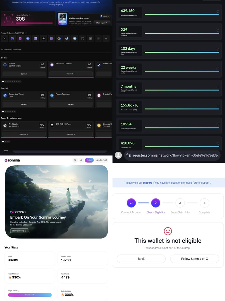 dhnnnnV's tweet photo. @aleksamil_ @SomniaEco Am I a bot, sir? I've wasted 7 months of my time checking in daily. I swear I'm not a cheater or a bot, even though I've believed it, but there's no justice for me. https://t.co/ZjAtQkLNqP