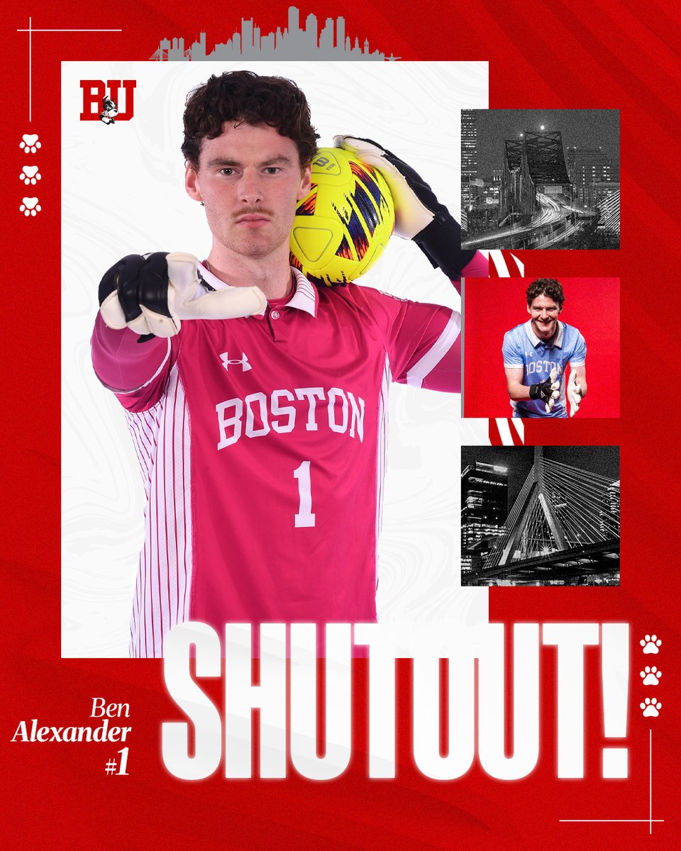 👏 Ben Alexander on earning his first shutout as a Terrier!

#GoBU
