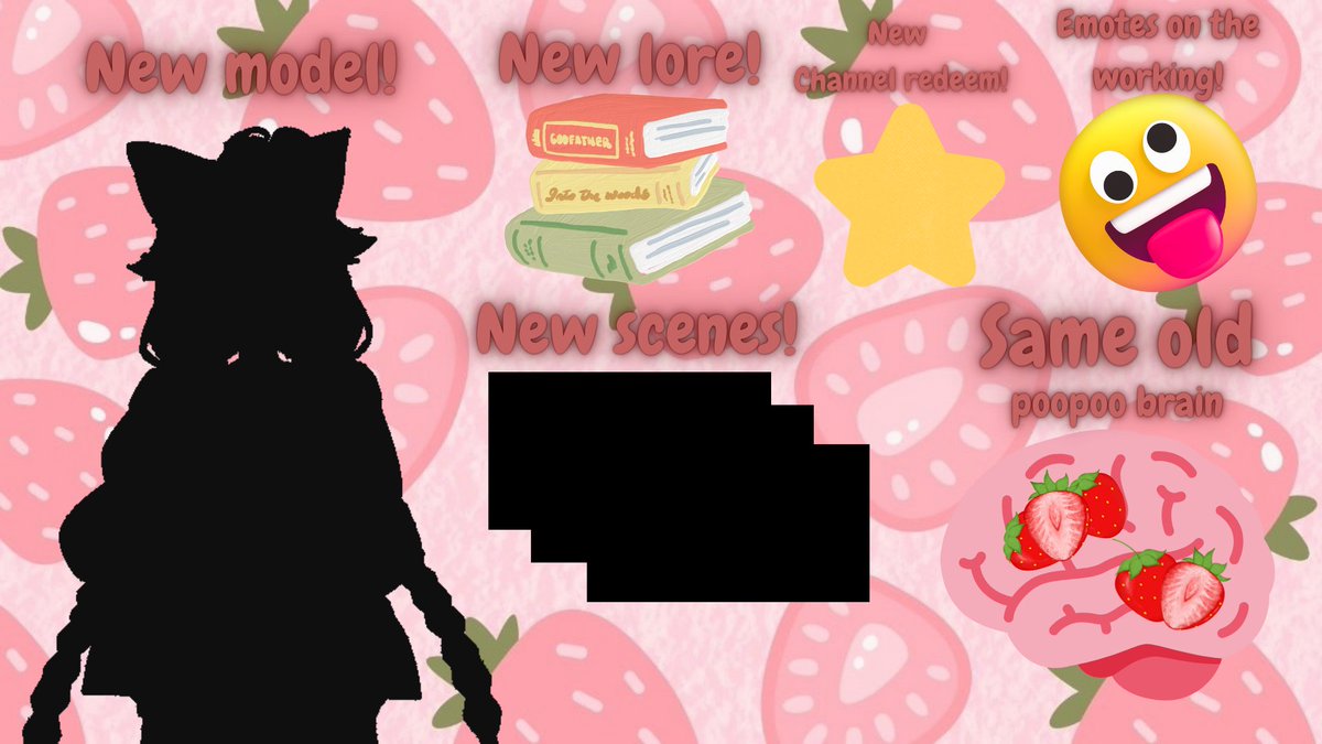 Plunshiee's tweet photo. 🍓Guess who's back?!🍓
Ur one and only Starberry cat!
Come back Stream on 27 Aug 
🍓7pmCEST 🍓1pmEST🍓12pmEST 🍓10amPST
#StreamerCommunity #VtuberEN #twitchtv https://t.co/M21DEcNUmh