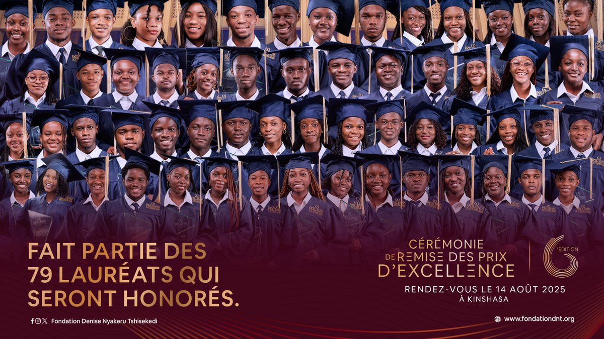 💬 « Nous ne sommes pas seulement honorés, nous sommes engagés. Nous avons choisi de rêver, d’essayer, de croire que le savoir peut tout changer. »

Le 14 août, Océane BOLA BONYENGA, 18 ans, lauréate de la 6ᵉ édition du programme de bourses Excellentia, a pris la parole au nom