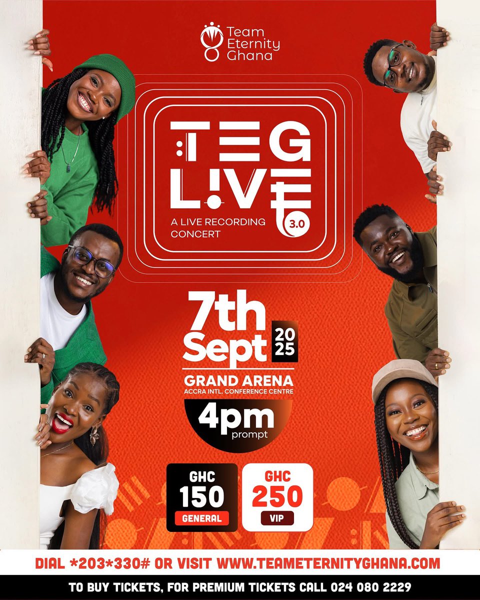 A night where God speaks! A night where The Promise of God is seen! 

This is TEG Live 3.0. 

7th September 2025 | Grand Arena, AICC | 4pm 

#TEGLive3 #ThePromise