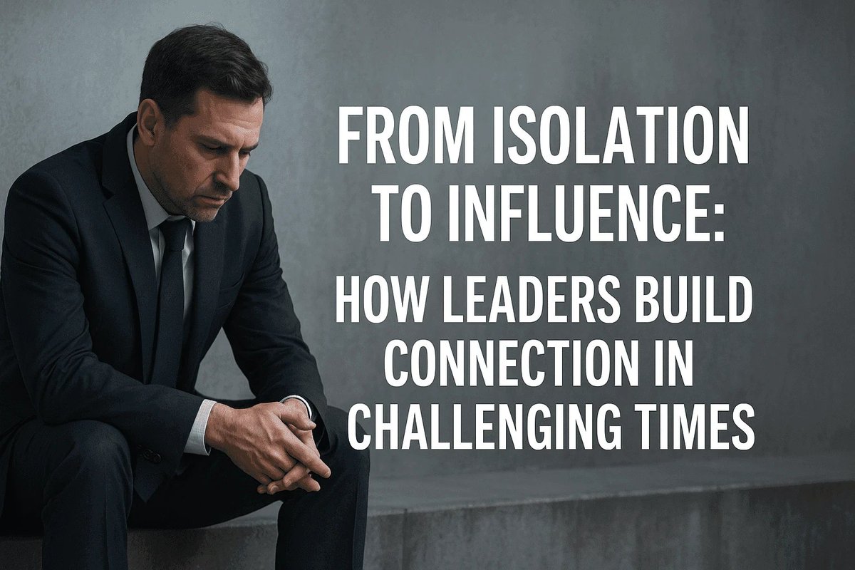 Hey! I just posted a new article titled, "From Isolation to Influence: How Leaders Build Connection in Challenging Times!" Would love if you would give it a read and share your thoughts!

#Influence #LeadershipDevelopment #Growth