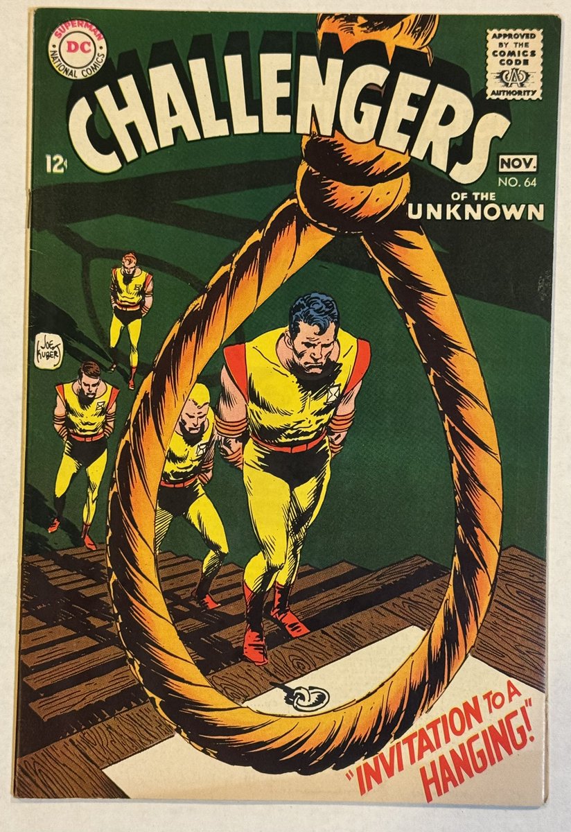 Challengers of the Unknown #64 (1968)
Great Joe Kubert cover!