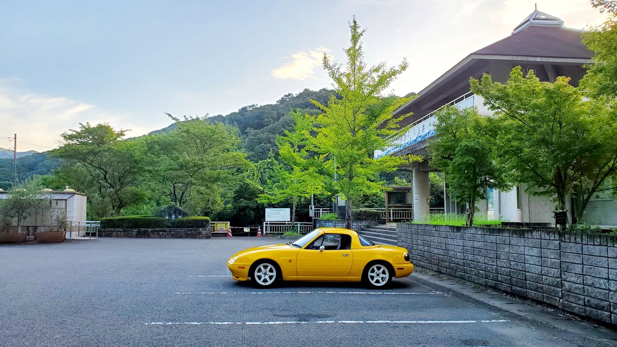 u・ェ・u　　朝ドライブ🐾　

６時だとエアコン付けなくても大丈夫～