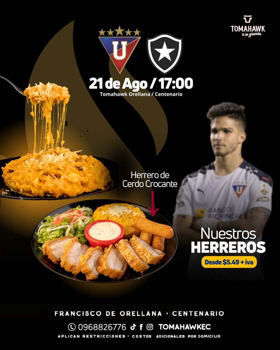 TomahawkEc's tweet photo. 🥳Quién pasará a cuartos de
final?

🚨 Ven a Tomahawk a disfrutar de este emocionante partido por #CopaLibertadores que empieza en pocos minutos

👉🏻Reserva YA 09688267761
0968472263

#Iduquito #botafogo #copalibertadores https://t.co/io2fK1tOdp