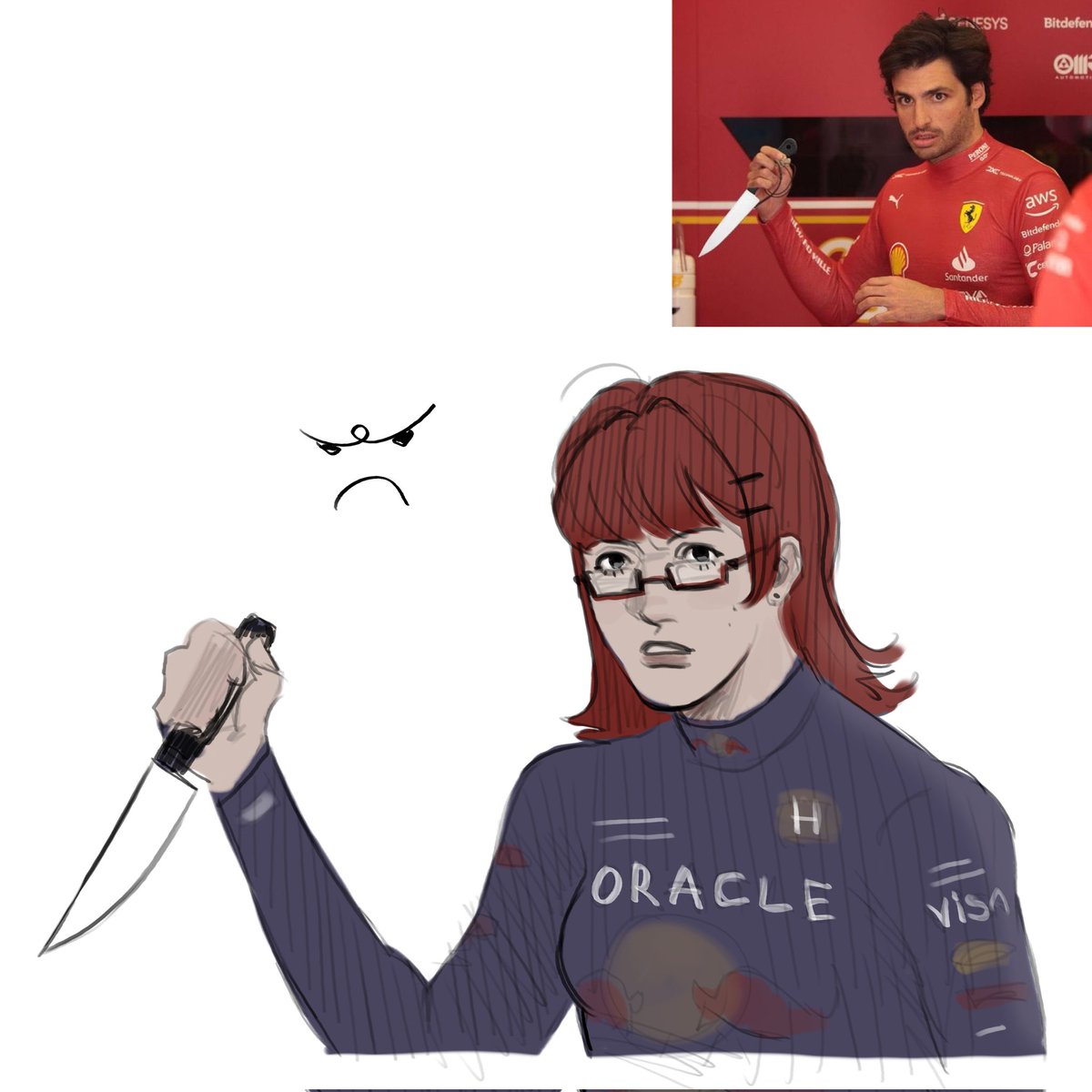 rts_dk's tweet photo. F1 oc doodles 
#OC #ocart #F1 #Formula1 #Mercedes #RedBullRacing #redbull #art #sketch https://t.co/Kr6erZlZlo