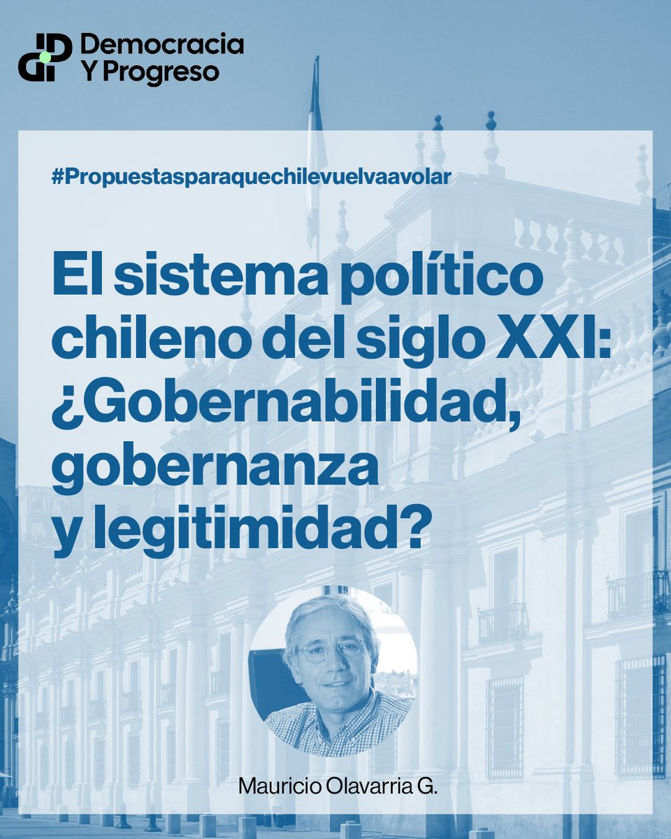 cedypchile's tweet photo. Como parte de nuestras #Propuestasparaquechilevuelvaavolar, Te presentamos un documento titulado El sistema político chileno del siglo XXI: ¿Gobernabilidad, gobernanza y legitimidad?, por Mauricio Olavarría G.  Link en Bio 📖 https://t.co/RWcIC6hHUl