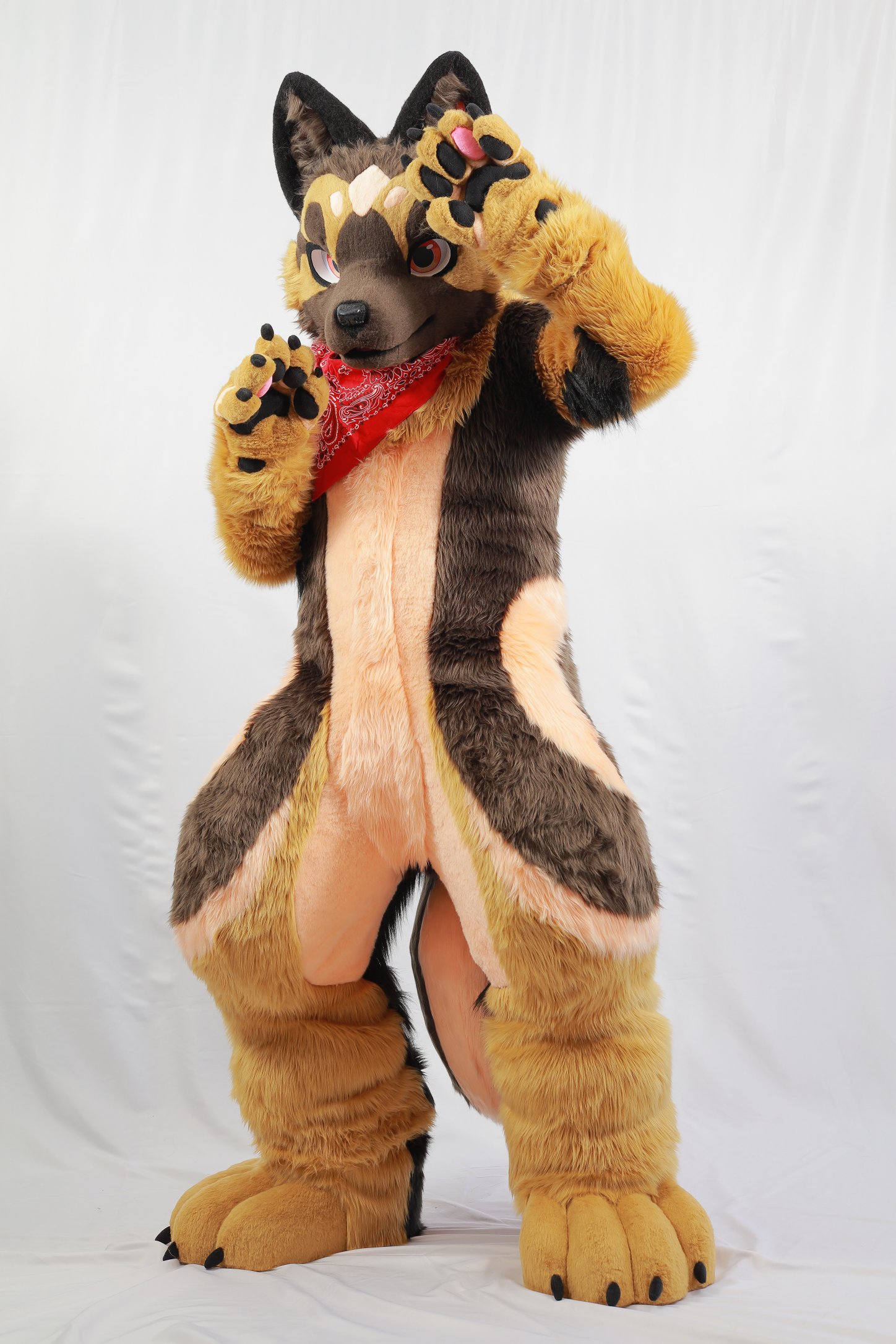 fursuitパーツ　レッグパッド　調節可能　ケモノコスチューム お 手頃 価格ホビー・楽器・アート - fursuitパーツ レッグ
