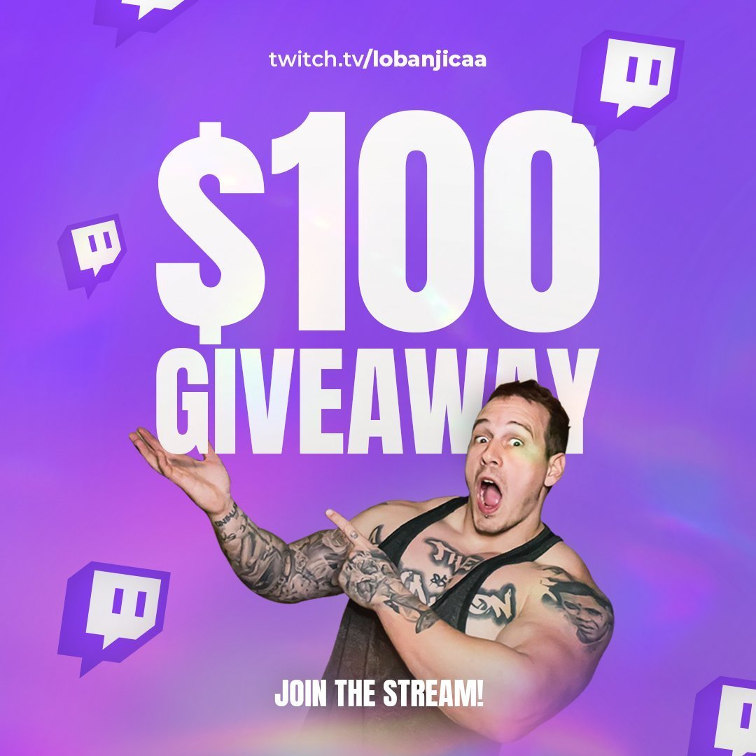 Loba Rewards (@lobarewards) on Twitter photo 🎁 $100 FLASH GIVEAWAY 🎁
To enter :
- follow <a href="/lobarewards/">Loba Rewards</a> + RETWEET
- tag a friend
- Join stream for additional $300 giveaway happening on stream : twitch.tv/lobanjicaa 🚨
Winner picked in 24h, good luck everyone 🎁 $100 FLASH GIVEAWAY 🎁
To enter :
- follow <a href="/lobarewards/">Loba Rewards</a> + RETWEET
- tag a friend
- Join stream for additional $300 giveaway happening on stream : twitch.tv/lobanjicaa 🚨
Winner picked in 24h, good luck everyone