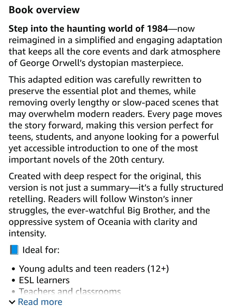 Bro theyre pushing the newspeak 1984 book we're actually so cooked