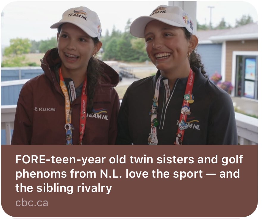 Great interview with Mila and Freya. 
cbc.ca/player/play/vi…

Lots of love for <a href="/BallyHaly/">Bally Haly</a>