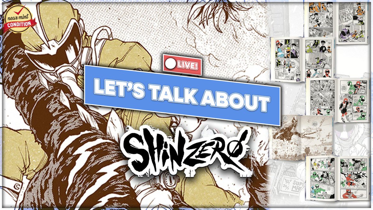 Get ready, Minties!

Omar is going LIVE! with <a href="/MagneticPress/">Magnetic Press</a> at 6PM EST!

They’re talking about SHIN ZERO: a Graphic Novel for the Rent-a-Sentai Generation!

Check it out: 
youtube.com/live/xXn8OpZOd…