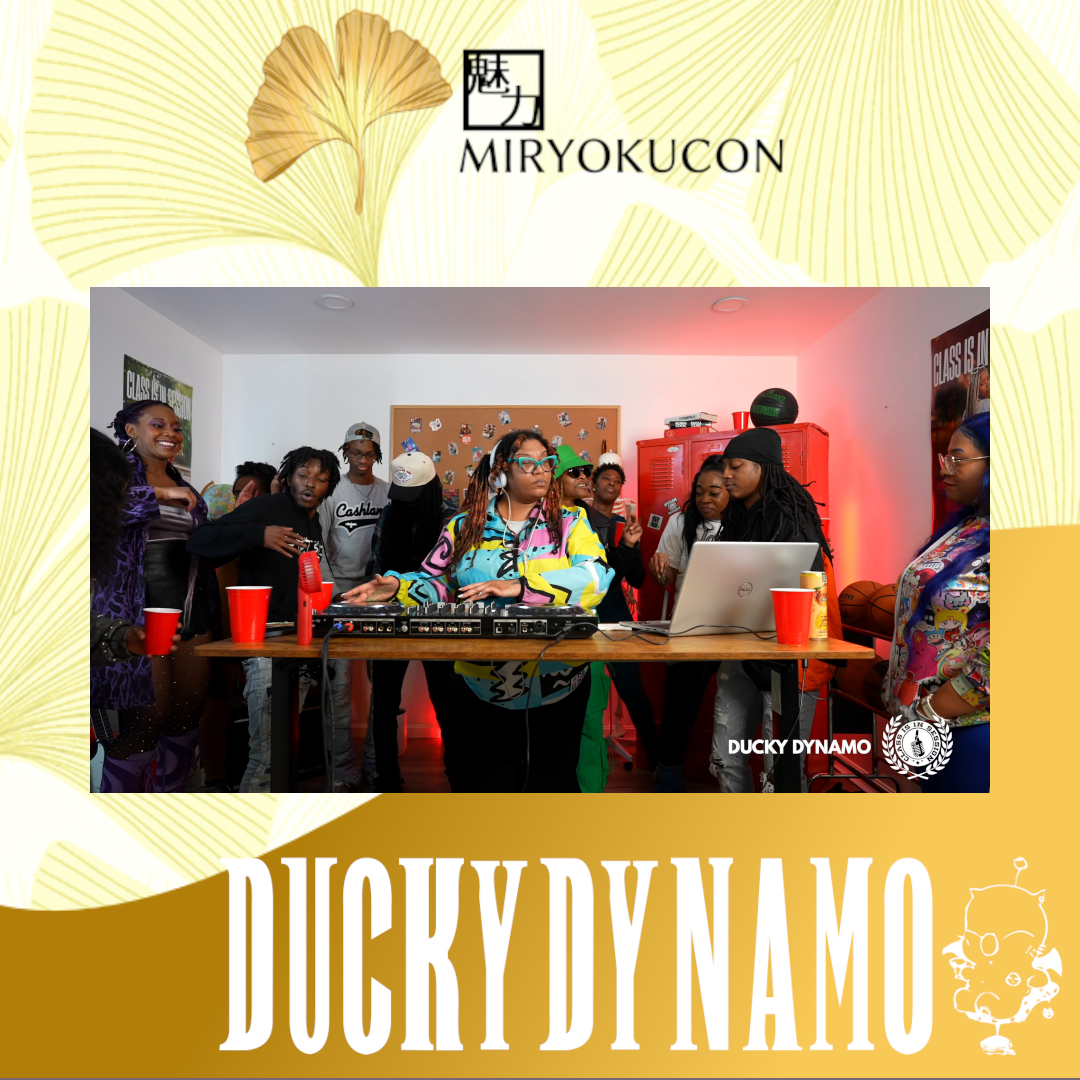 We're beyond thrilled to share that <a href="/duckydynamo/">DUCKY thee DYNAMO 🦆♣️⚔️</a> will perform at our Saturday dance.