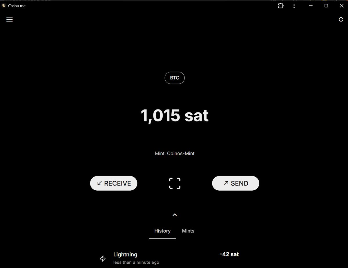 VelasCommerce's tweet photo. Did you know you can send #NOSTR zaps with #Ecash using @CashuBTC ???
C'mon it's fun!
Lightning done right is the best payment UX.
Nice job ⚡️ https://t.co/0MslL3fkxM