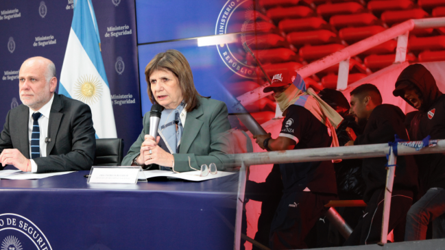 Cooperativa's tweet photo. Patricia Bullrich: Nos sorprende que haya detenidos solo del lado chileno #Cooperativa90 https://t.co/88yuRafJ3T https://t.co/S8b2yslaNt