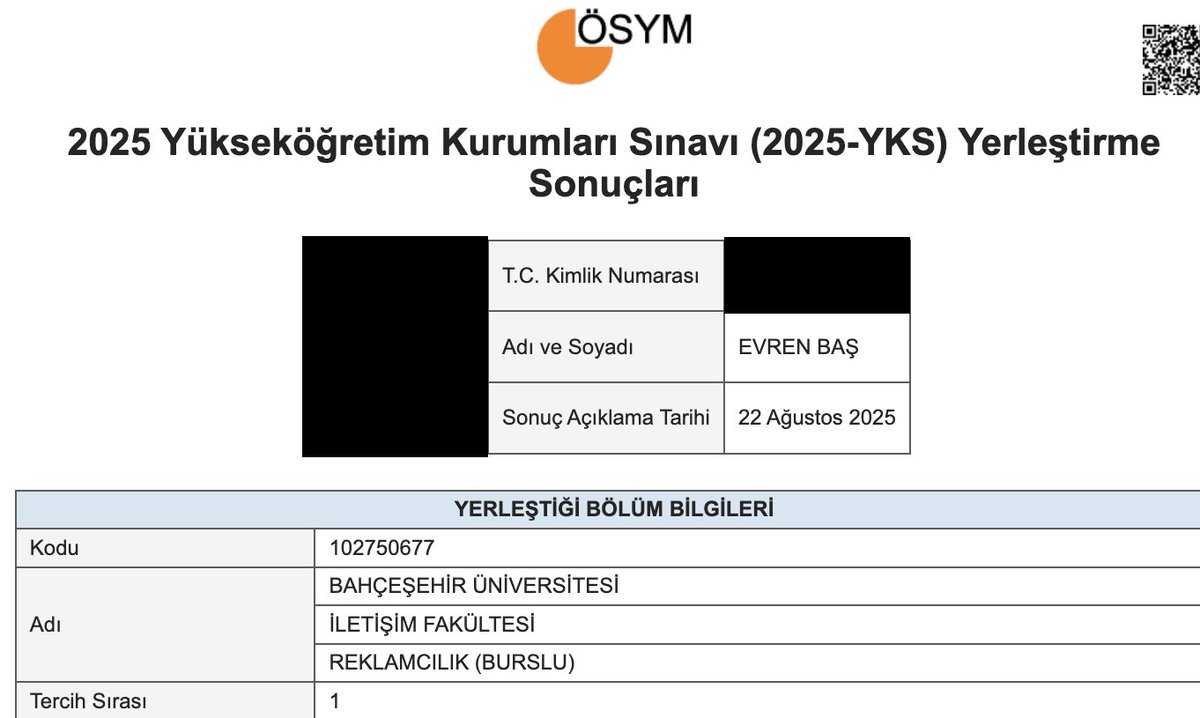 Evrenbaas's tweet photo. #yks2025 Beğenen herkese ilk tercihi gelir umarım.. #yks25  #ykstercih https://t.co/dlhYC4BRdS
