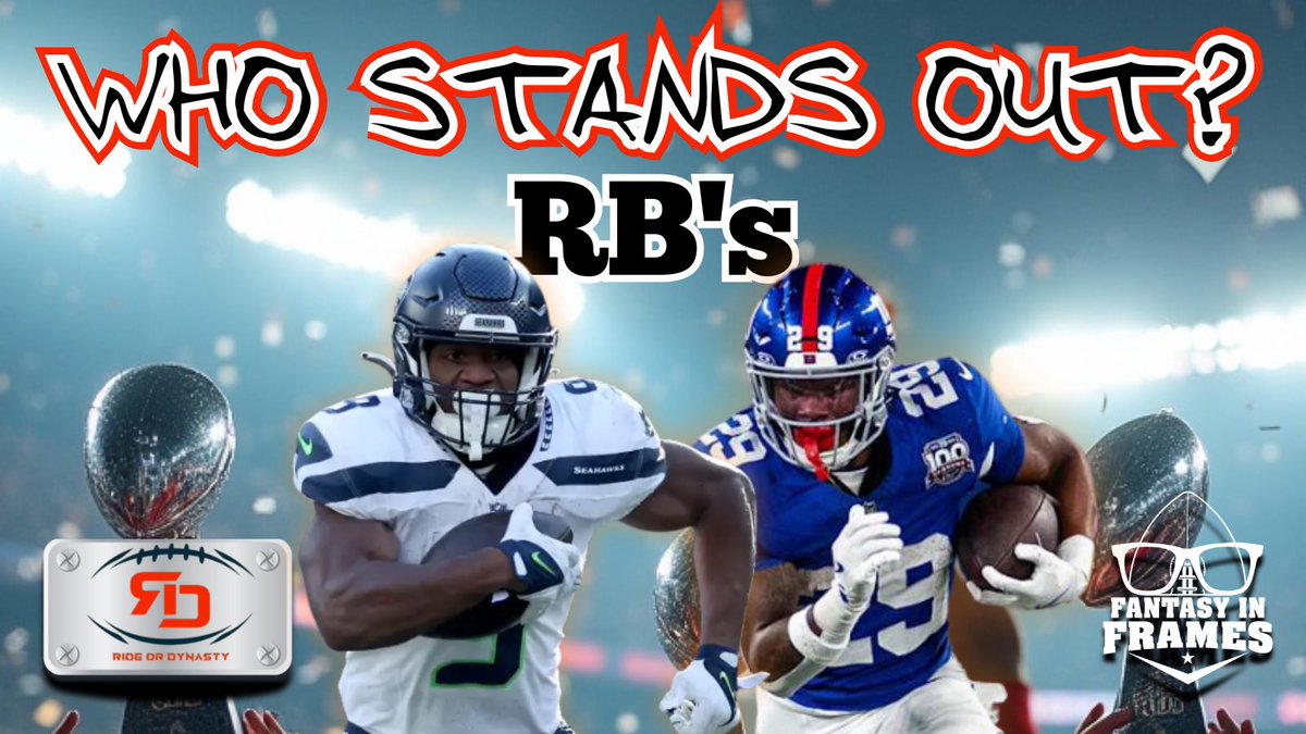 New start time for Ride or Dynasty going forward starting tonight at 7 eastern!

JJ, Joe, and Jameson go over their running back tiers for 2025.

Come hang out with us tonight! 

Link below
⬇️⬇️⬇️