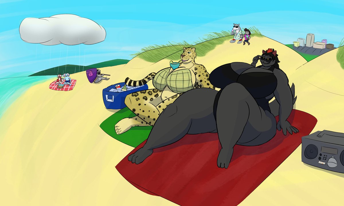 LiveIron (@notliveiron) on Twitter photo Slyrray and Jagwife relaxing on the beach, looking for their next, uh, 'opportunity.'
Seems like they've spotted one!
Artfight attack on <a href="/SheriffMJ1/">Sheriff_MJ Comms Closed</a> ! Slyrray and Jagwife relaxing on the beach, looking for their next, uh, 'opportunity.'
Seems like they've spotted one!
Artfight attack on <a href="/SheriffMJ1/">Sheriff_MJ Comms Closed</a> !