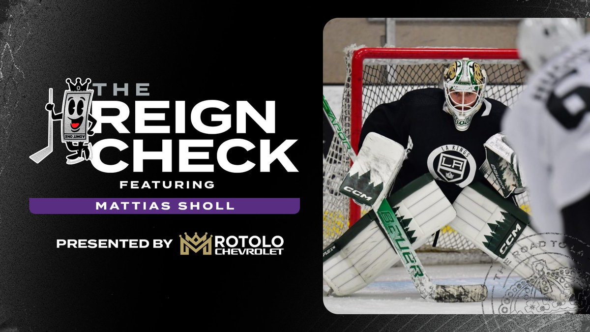 X - Ontario Reign (@ontarioreign) on Twitter photo π¨New episode is live!ποΈ
<a href="/ShafReign/">Jared Shafran</a> & <a href="/paigecapistran/">Paige Capistran</a> catch up with newly signed goaltender Mattias Sholl, who shares his offseason updates on the newest episode of the Reign Check Podcast.
π§bit.ly/415Hue7
#ReignTrain | <a href="/RotoloChevyCa/">Rotolo Chevrolet</a> π¨New episode is live!ποΈ
<a href="/ShafReign/">Jared Shafran</a> & <a href="/paigecapistran/">Paige Capistran</a> catch up with newly signed goaltender Mattias Sholl, who shares his offseason updates on the newest episode of the Reign Check Podcast.
π§bit.ly/415Hue7
#ReignTrain | <a href="/RotoloChevyCa/">Rotolo Chevrolet</a>