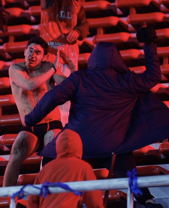 EL FÚTBOL ES DE LOS HINCHAS Y LAS FAMILIAS, NO DE ESTOS DELINCUENTES.

Como dirigente, me parece inadmisible a lo que nos han llevado los barras bravas en el fútbol argentino.