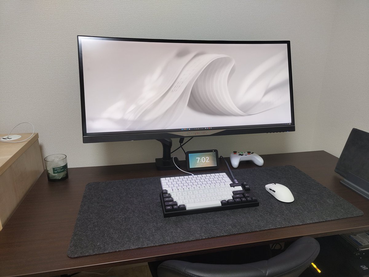 epsilon7500f's tweet image. デスク環境アップデート
