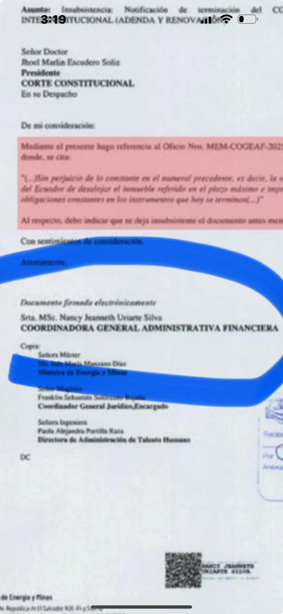 Luisa Presidenta (@yatenemospresi) on Twitter photo VIVA EL NEPOTISMO EN EL NUEVO ECUADOR DE <a href="/DanielNoboaOk/">Daniel Noboa Azin</a> y <a href="/NielsOlsen/">Niels Olsen</a>!
La media hermana de Diana Jácome Silva, Nancy Uriarte Silva, trabaja como alta funcionaria del Ministerio de Energía con un jugoso sueldo.
Y ahora? VIVA EL NEPOTISMO EN EL NUEVO ECUADOR DE <a href="/DanielNoboaOk/">Daniel Noboa Azin</a> y <a href="/NielsOlsen/">Niels Olsen</a>!
La media hermana de Diana Jácome Silva, Nancy Uriarte Silva, trabaja como alta funcionaria del Ministerio de Energía con un jugoso sueldo.
Y ahora?