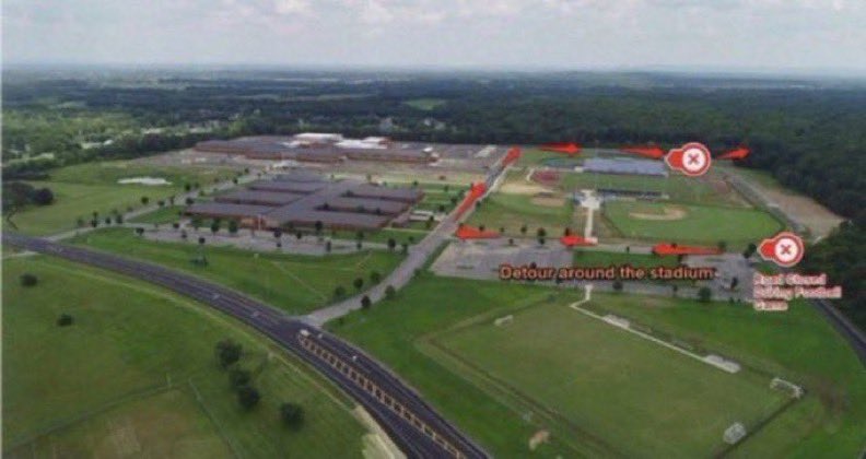 1st Home Football Game tomorrow night. Side Road will close tonight at 5:30 pm. They will reopen after the game. Thank you for your Understanding. #RocketsUp <a href="/Rockvale_FB/">Rockvale Rockets Football</a> <a href="/RockvaleHSCheer/">RockvaleHS Cheer</a> <a href="/RockvaleDance/">RockvaleHSRockettesDance</a> <a href="/RockvaleBand/">Rockvale High School Band</a> <a href="/RockvaleHigh_TN/">Rockvale High School</a>