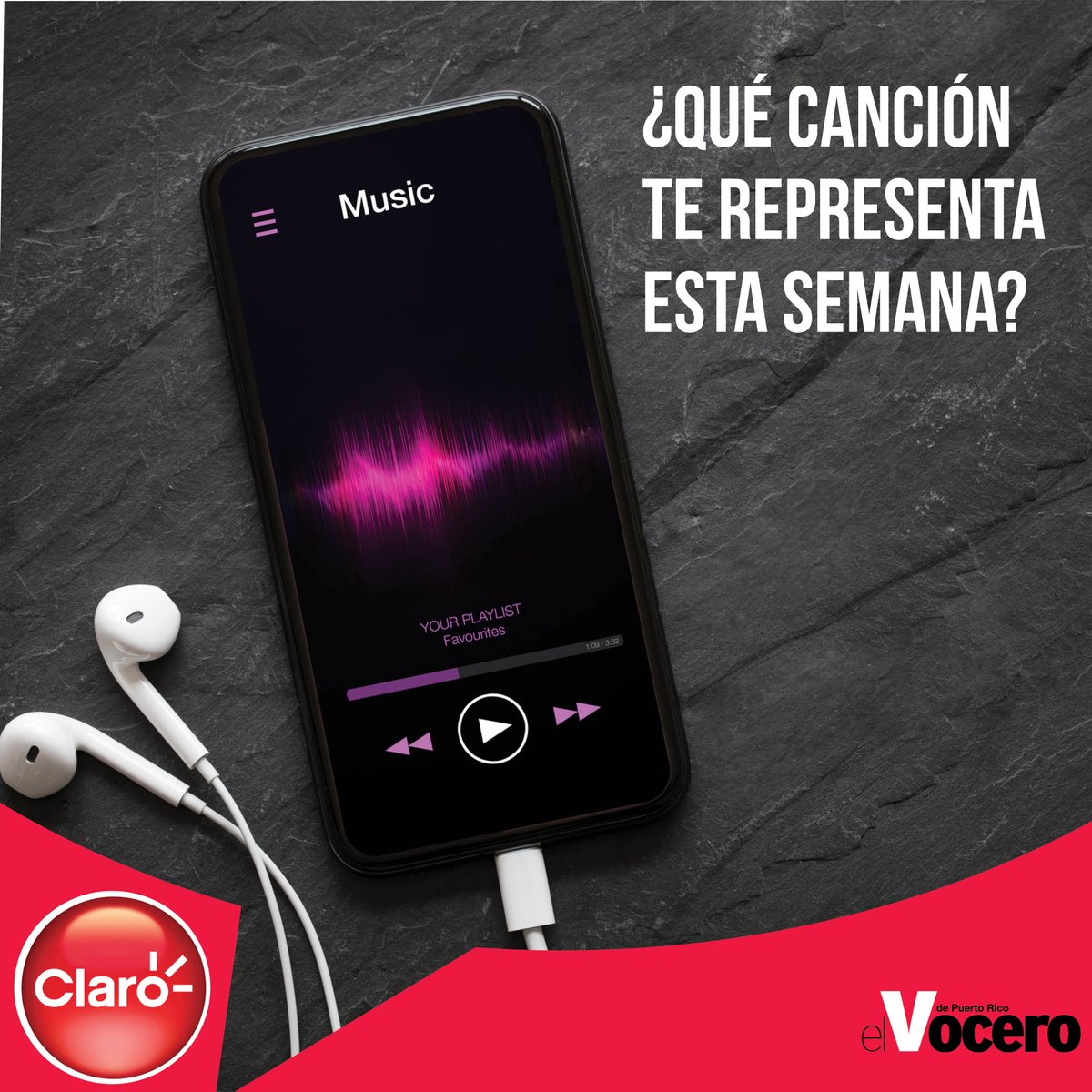 VoceroPR's tweet photo. 🎵 Si tu semana fuera una canción… ¿cuál sería?
Comparte tu mood musical en los comentarios. 🎶✨#ClaroPR #ElVocero #PuertoRico https://t.co/VaByxJno9J