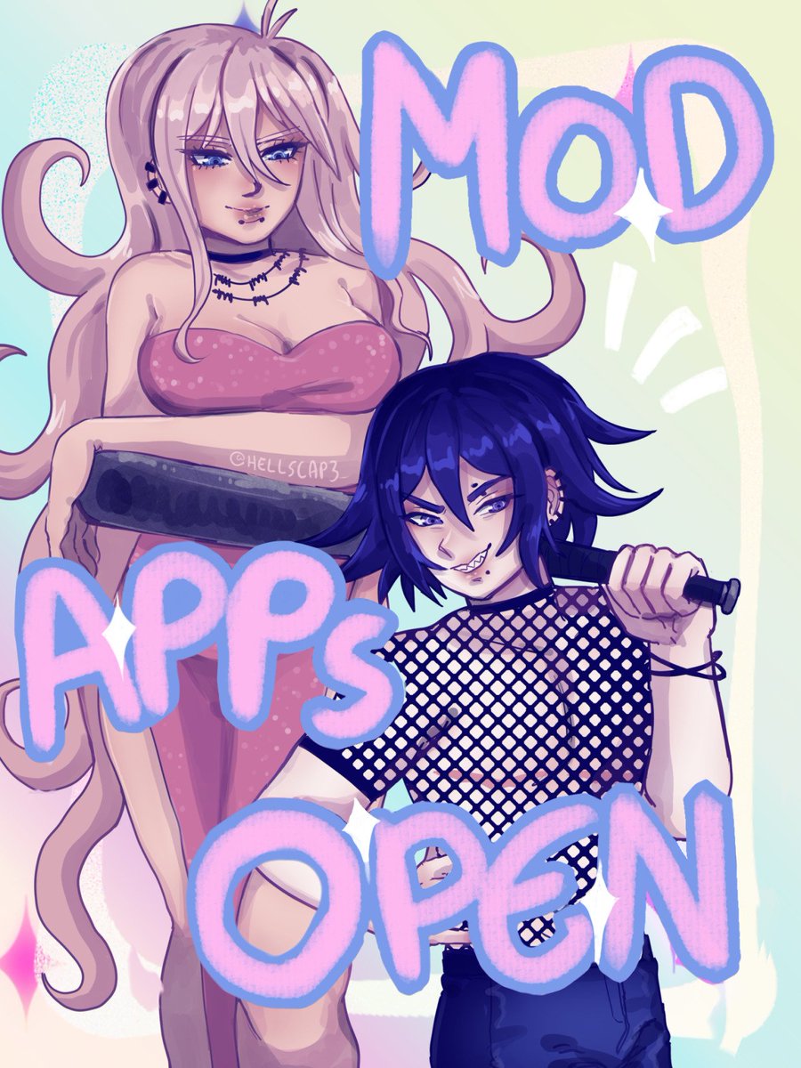 forms.gle/oY6JbdpPfPFiMR…

MOD APPLILCATIONS ARE FINALLY OPEN!!

#fanzine #zine #danganronpa