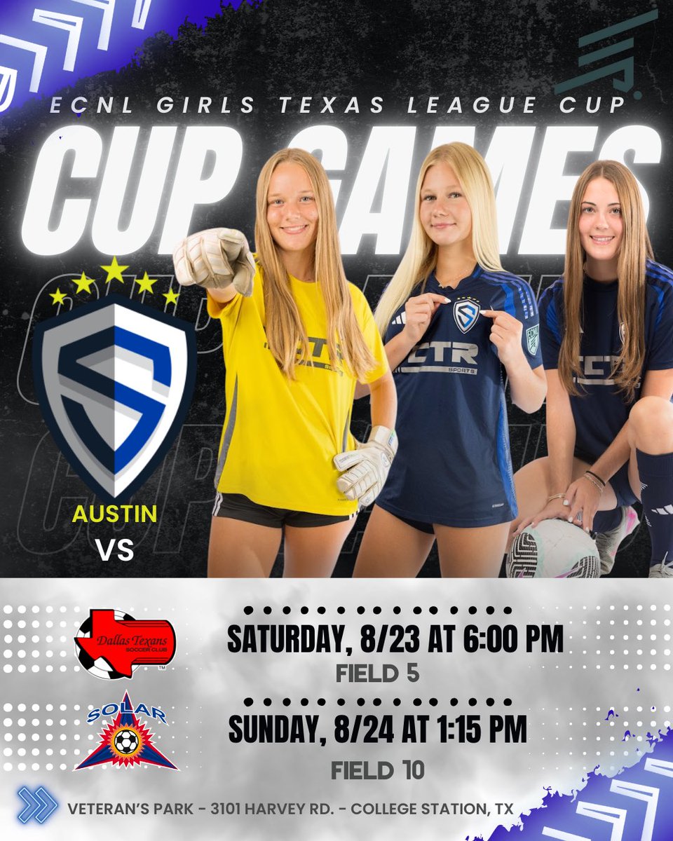 Sting Austin ECNL 2009 (@stingatx_2009) on Twitter photo Big games this weekend as we kick off the Texas Cup at Aggieland. <a href="/ECNLgirls/">ECNL Girls</a> <a href="/sting_austin/">Sting Austin</a> #TexasCup Big games this weekend as we kick off the Texas Cup at Aggieland. <a href="/ECNLgirls/">ECNL Girls</a> <a href="/sting_austin/">Sting Austin</a> #TexasCup