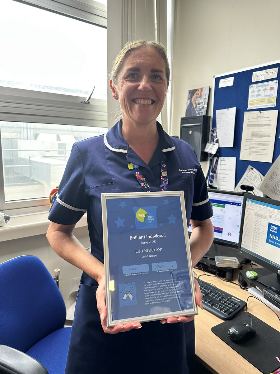 Congratulations 🙌 Lisa Bruerton
Wel deserved
<a href="/barnshospital/">Barnsley Hospital</a>