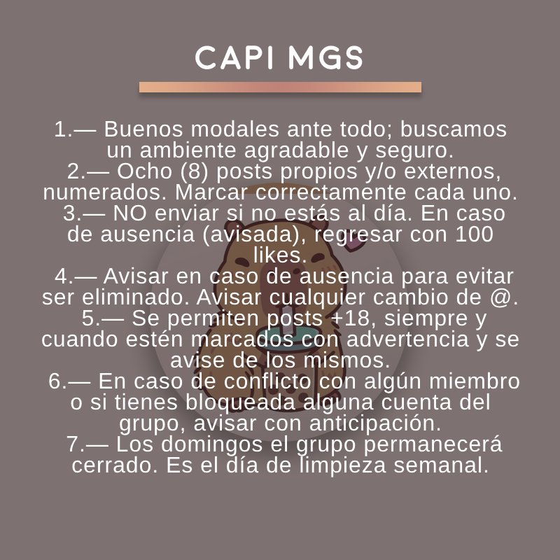 capi_baramgs's tweet image. Capi MGs busca miembros activos y responsables para su grupo de MGs.

— 8 tweets diarios, propios o externos.
— +18 permitido.

Mg para agregarles y rt para difundir, por favor.
Seguir a la cuenta.