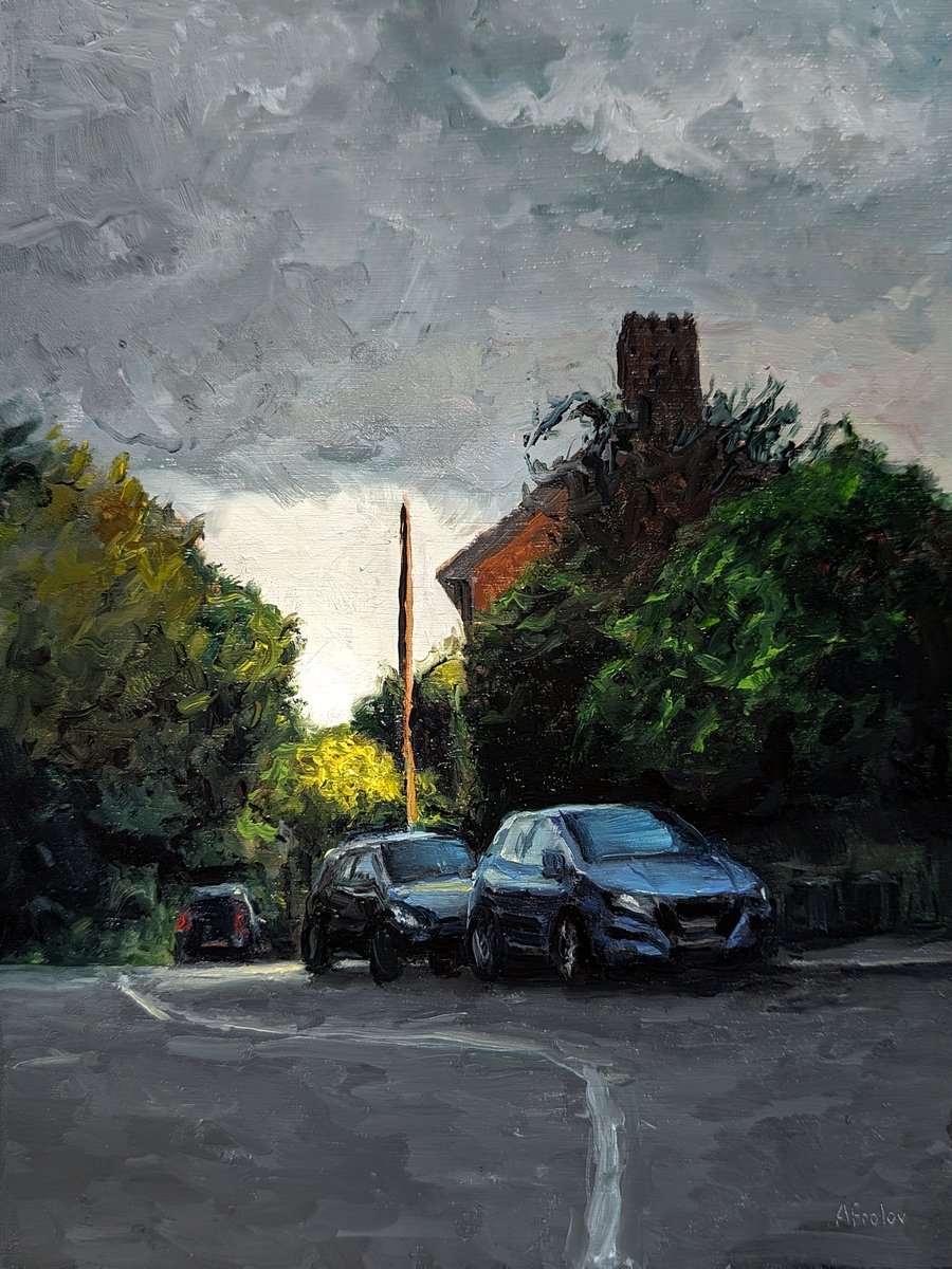 "Evening Light" - my oil painting