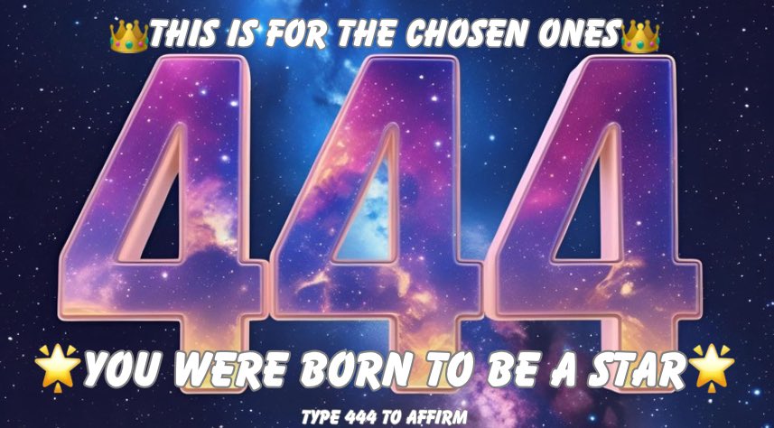 👑Chosen Ones👑

✨444✨

😇⚔️🛡️Protection🛡️⚔️😇

You have no reason to fear❣️

Your bloodline is Royal👸🤴

Your Ancestors walk with you🤝

Your DNA 🧬 is Divine✨

You are your generational curse breaker &amp; your bloodline carries all the courage &amp; strength you require💪

You