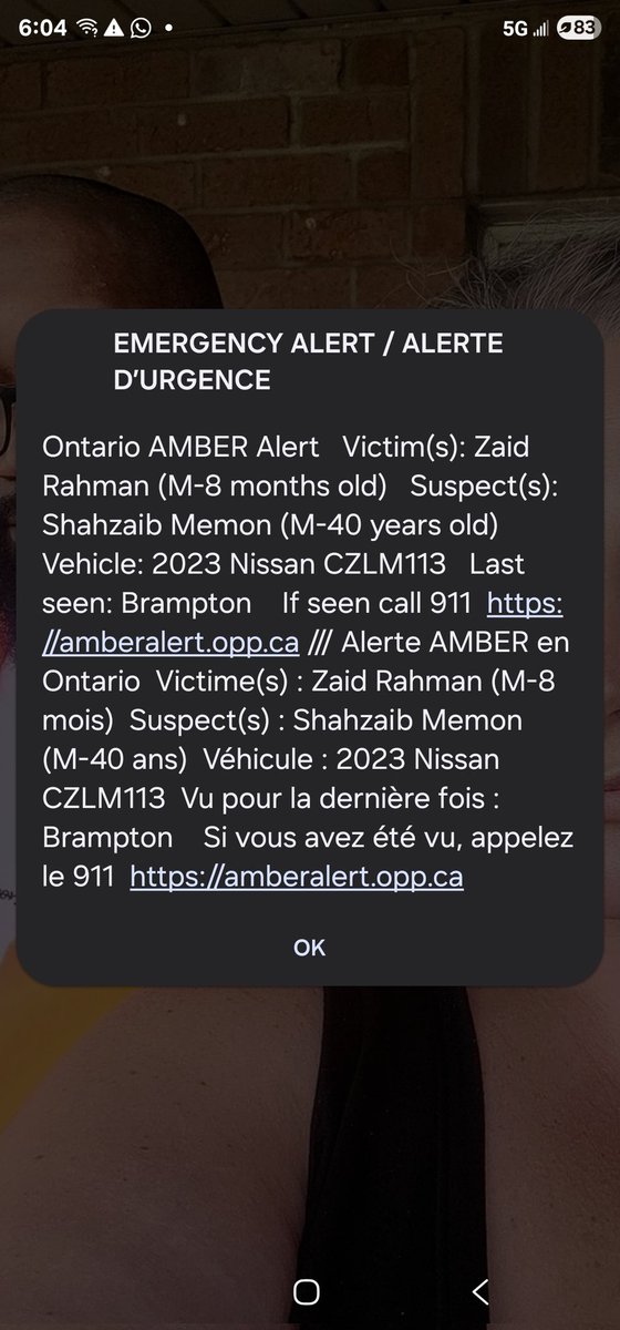 Kodele_mua's tweet image. #AmberAlert #Ontario