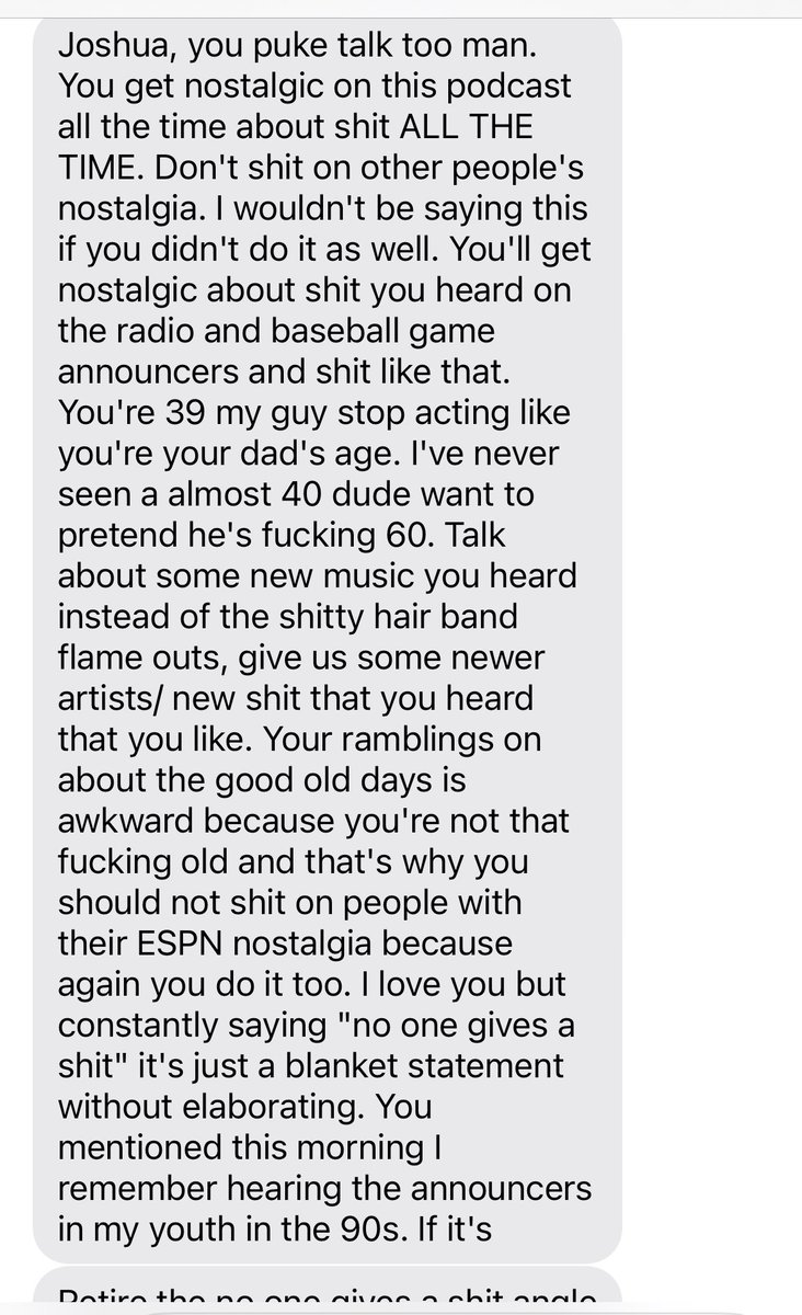 The random texts I get from
Random, fake numbers. 

Perhaps it’s time to end the podcast.