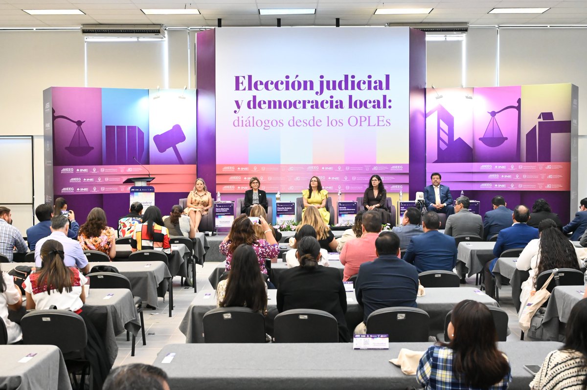 Hoy se llevó a cabo el primer día de actividades del Foro "Elección Judicial y Democracia Local: Diálogo desde los OPLEs", organizado por el Instituto Electoral del Estado de Guanajuato.