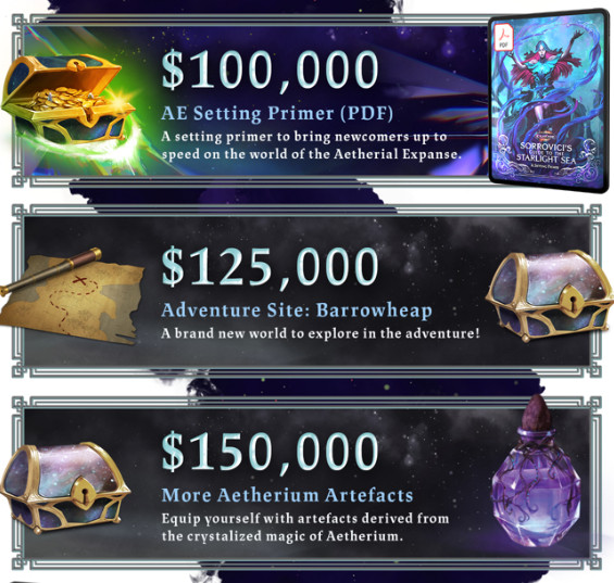 Not only has DREAMS OF THE DROWNED GOD reached 600% funded, we're closing in on stretch goals that will add a whole 'nother WORLD to this adventure!? The @ghostfireg crew is crazy for this, jump on it before they come to their senses.