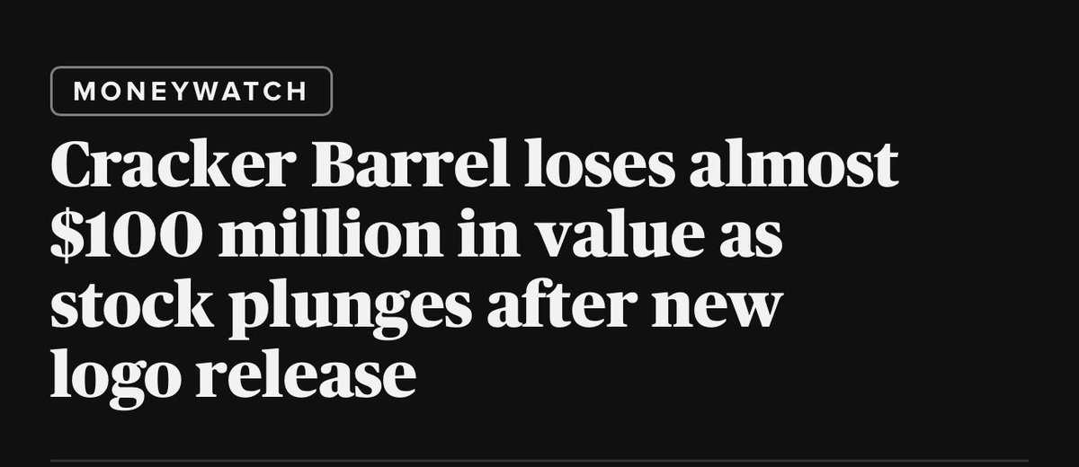 Yes, I have applied at Cracker Barrel in the past. No, they did not hire or even interview me. Welcome to what happens when you don't let me lead your design and marketing work in a way that is unique to your brand.

DM me if you don't wanna go out like Cracker Barrel.