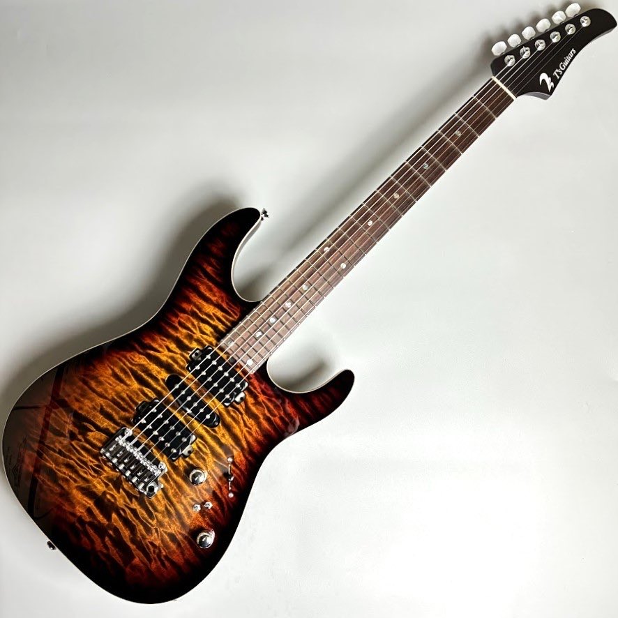 ギター　レフティ　Left　T's guitars ショップオーダーで製作させていただいたDST-24,Lefty ティーズ
