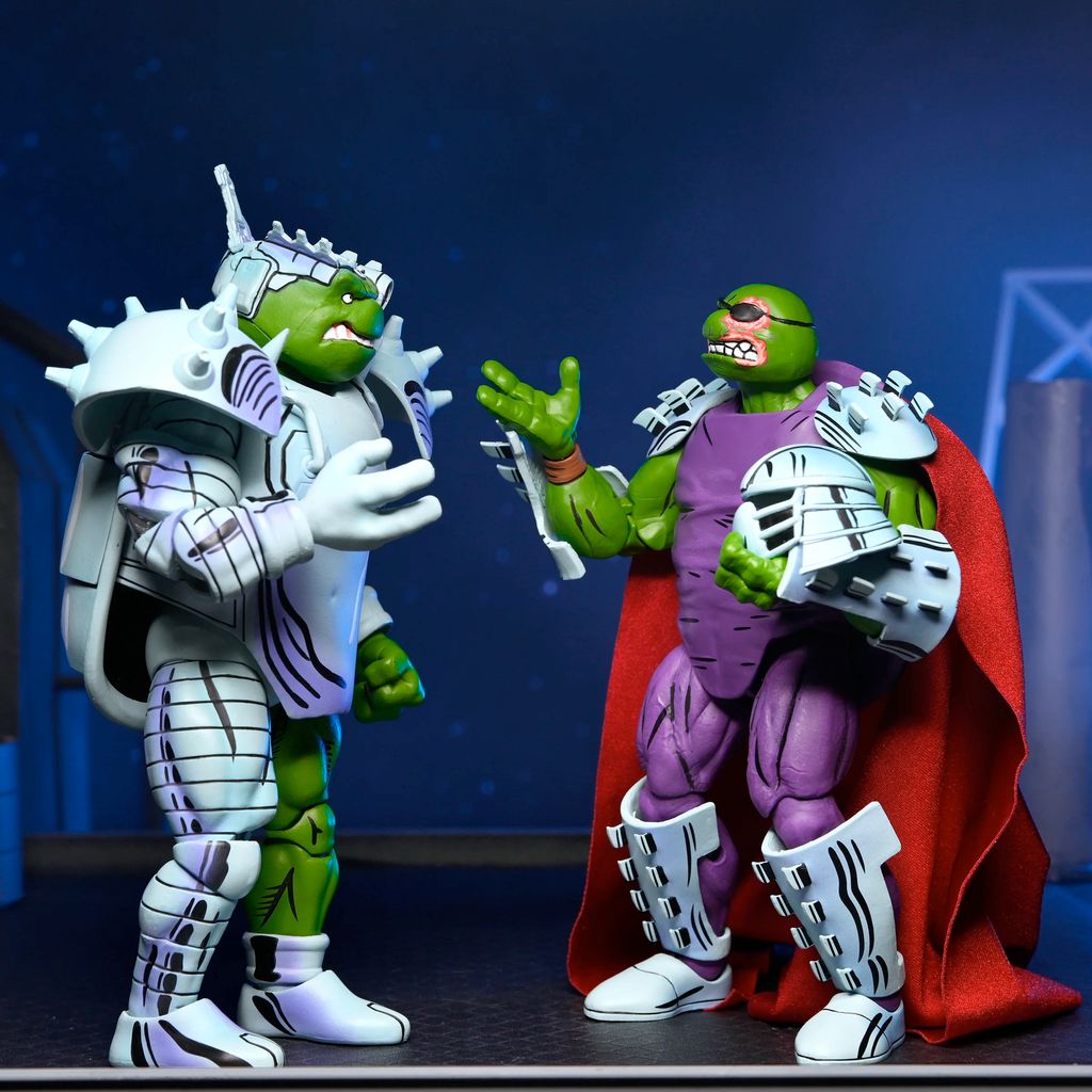 New NECA Mirage Comics Teenage Mutant Ninja Turtles (Cyborg Donatello, Raphael as Shredder, &amp; Nobody) are up for preorder at BBTS ($46.99 each) - bit.ly/4lJ0306